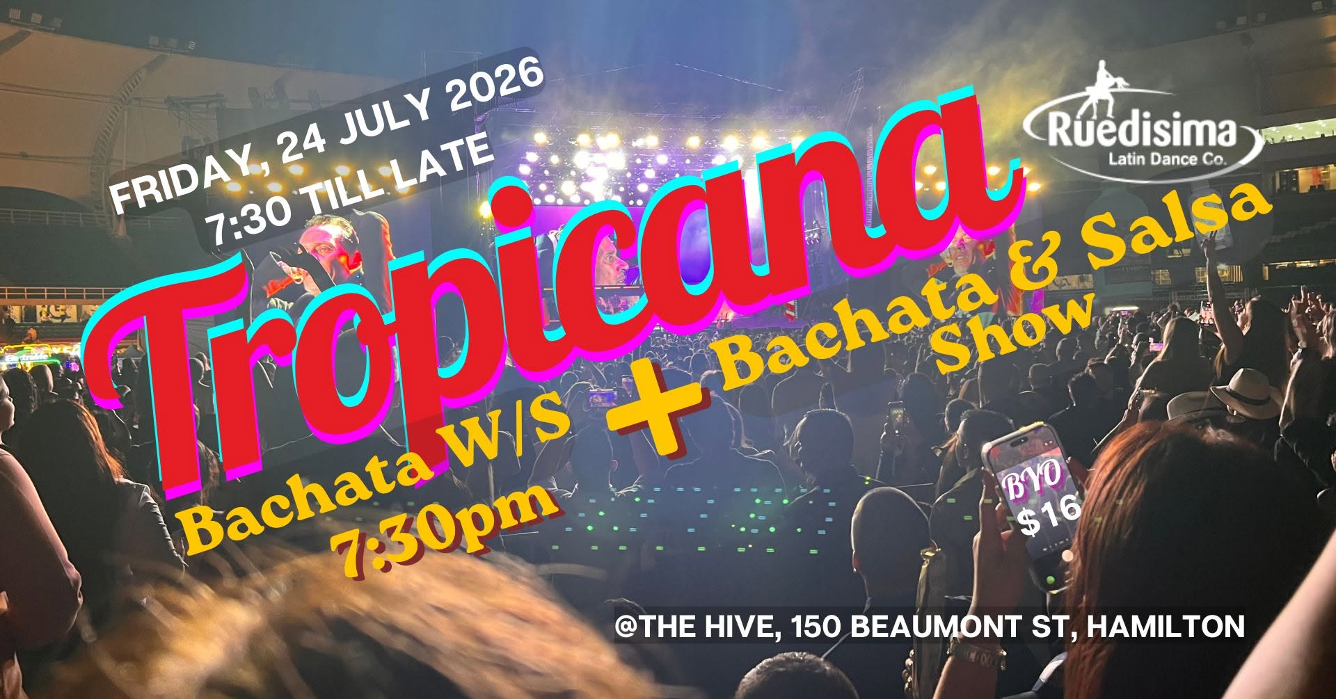Tropicana Night + Salsa Bachata Shows 24 July
