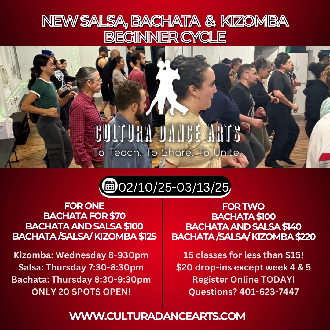 NEW SALSA, BACHATA & KIZOMBA CYCLE