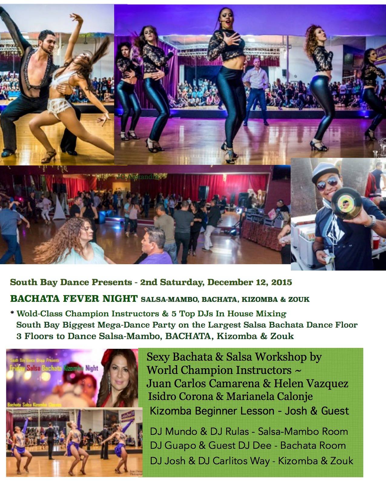 Hot Salsa-Mambo Night - 3 Floors to Dance Salsa, Mambo, BACHATA, Kizomba & Zouk