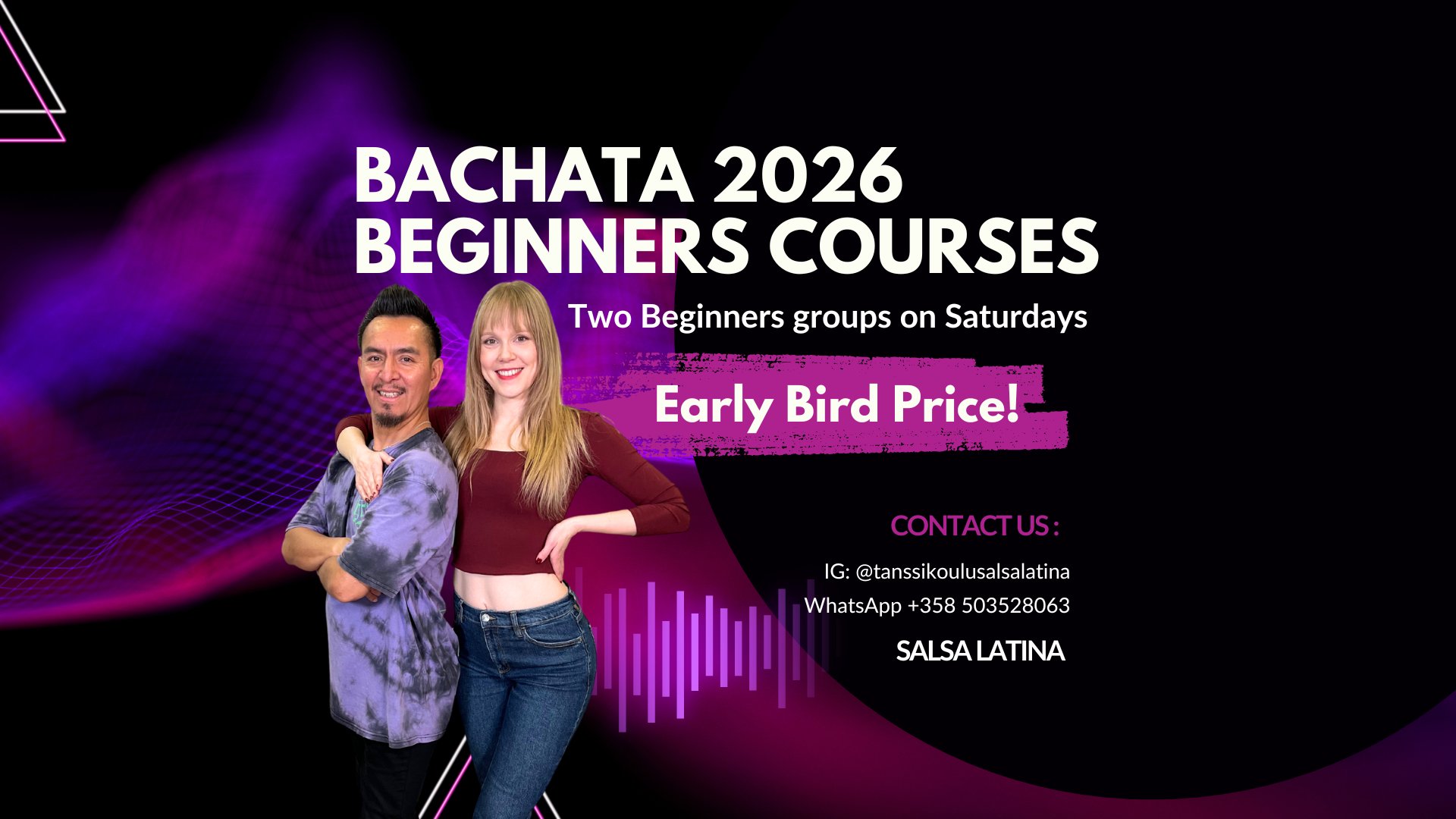 EARLY BIRD Registration Bachata Beginners 2026