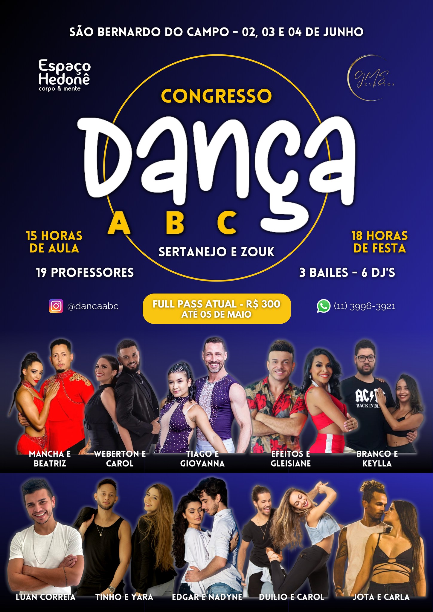 Congresso Dança ABC - Sertanejo e Zouk