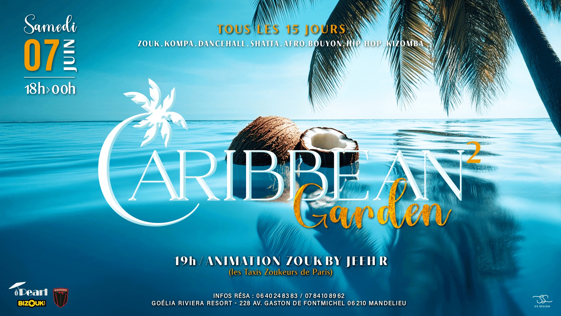 CARIBBEAN GARDEN - SAISON 2 ZOUK DANCEHALL KOMPA GOUYAD SHATTA BOUYON