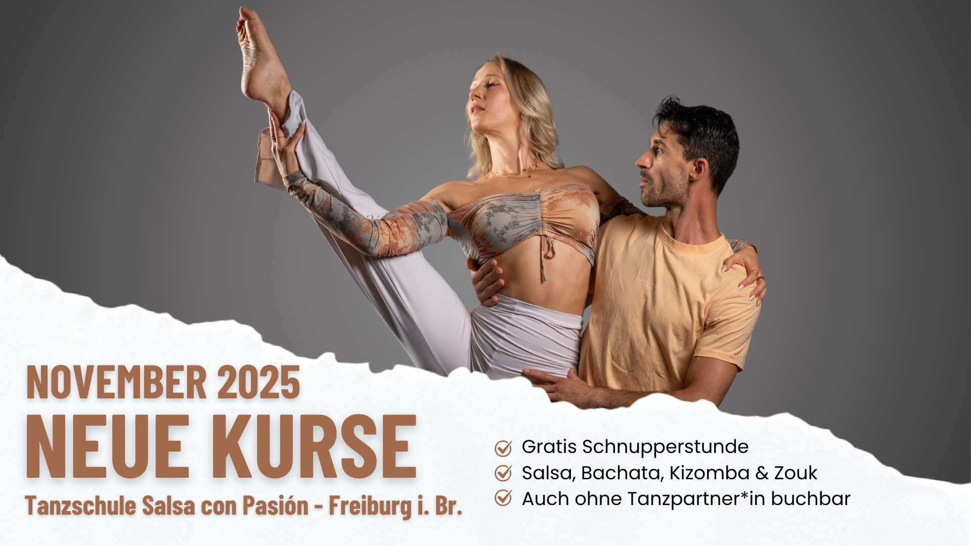 Neue Tanzkurse ab November in Freiburg jetzt schnuppern & lostanzen!