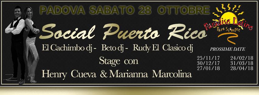 Scial Puerto Rico Paradiso Latino Padova
