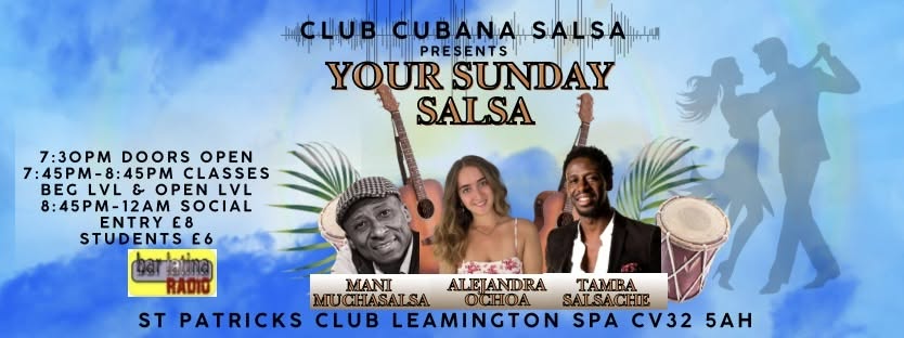 FIESTA DE BAILE CUBANO Y BACHATA