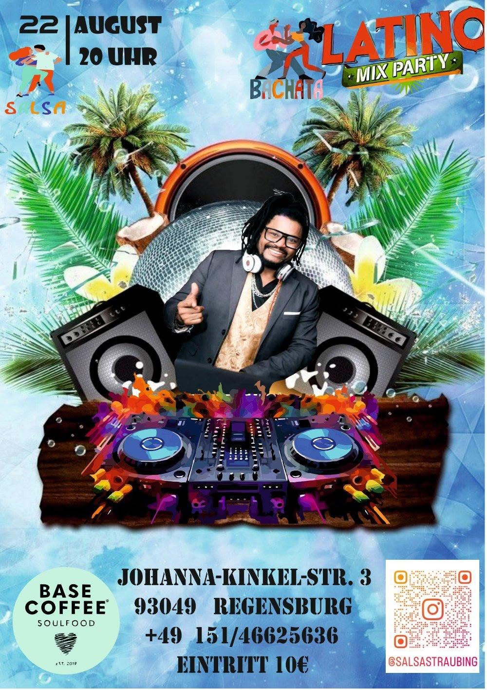 🔥Sommer Latin Mix Party in Basecoffee 🔥