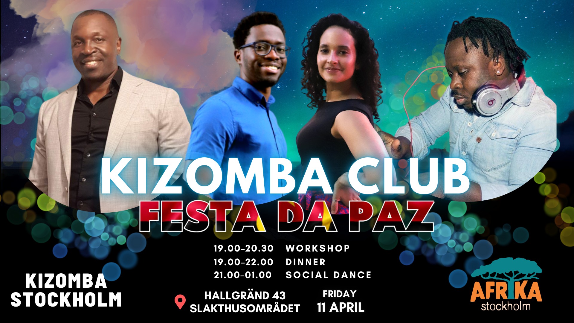 Kizomba Club - Festa Da Paz (+Dinner)