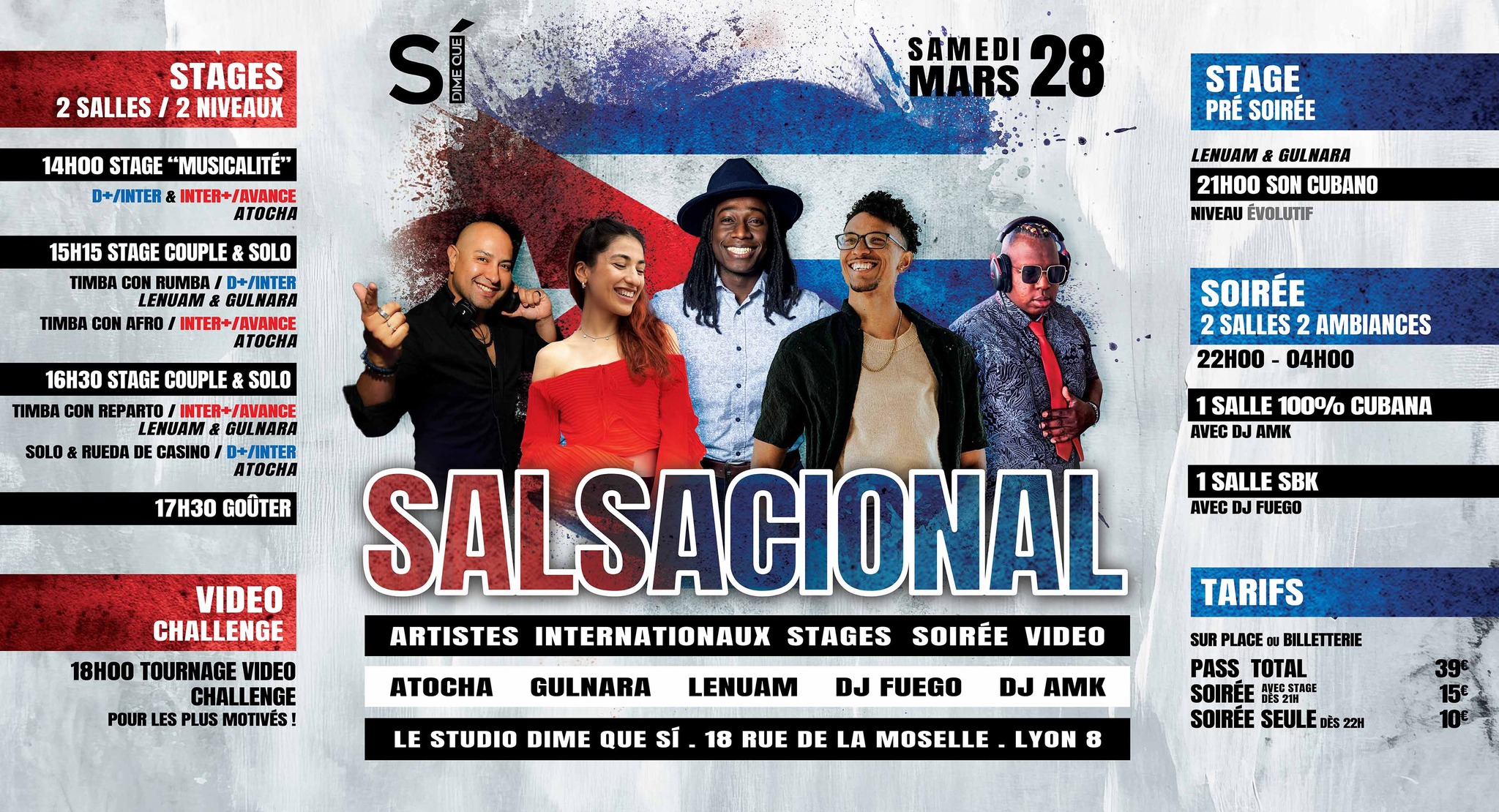 SALSACIONAL✨Atocha✨Lenuam✨Gulnara✨DJ AMK✨DJ Fuego