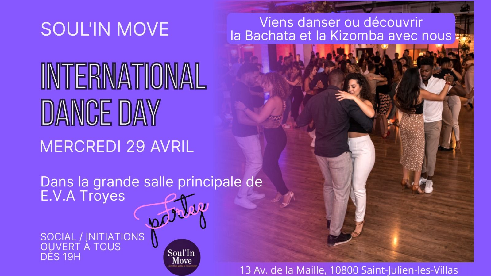 đ„SoirĂ©e SpĂ©ciale JournĂ©e Internationale de la Danseđ