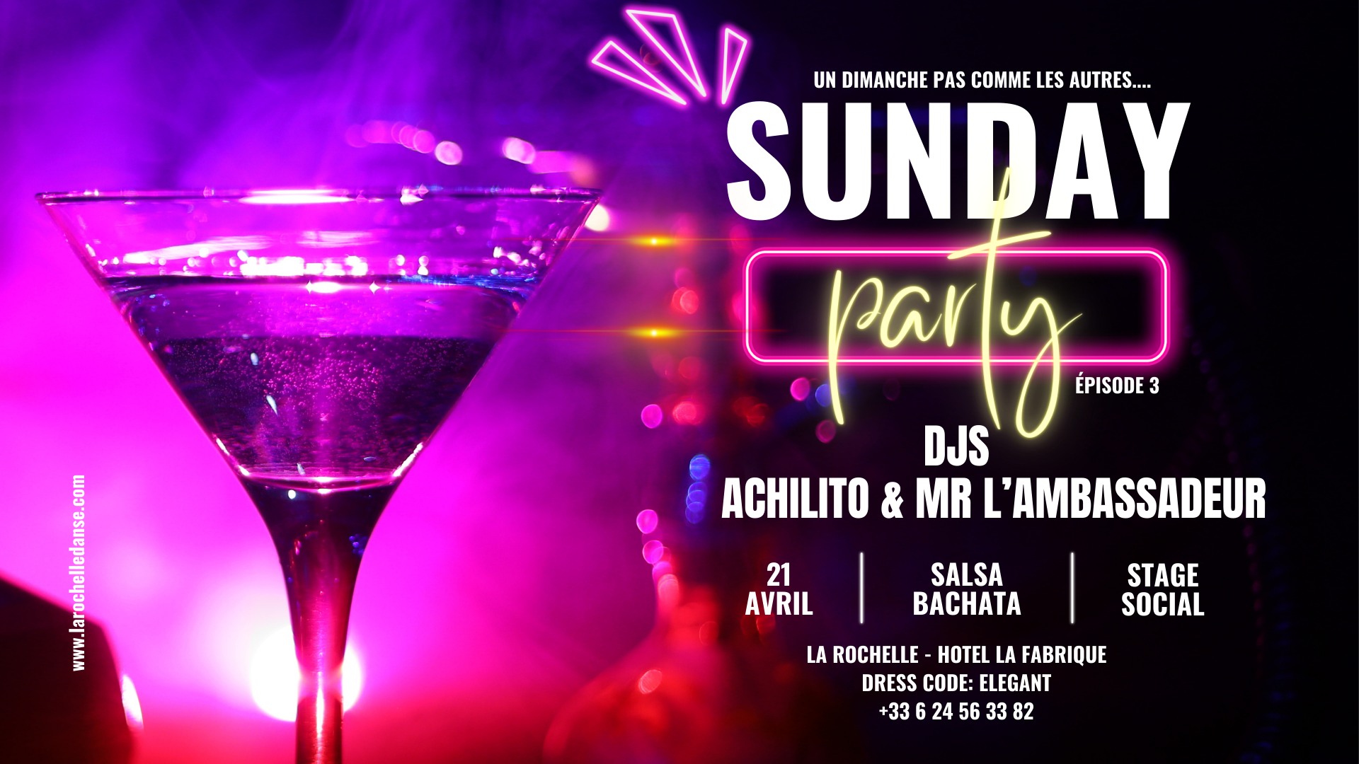 Sunday Party 2 - La Rochelle - Salsa Bachata à la Fabrique