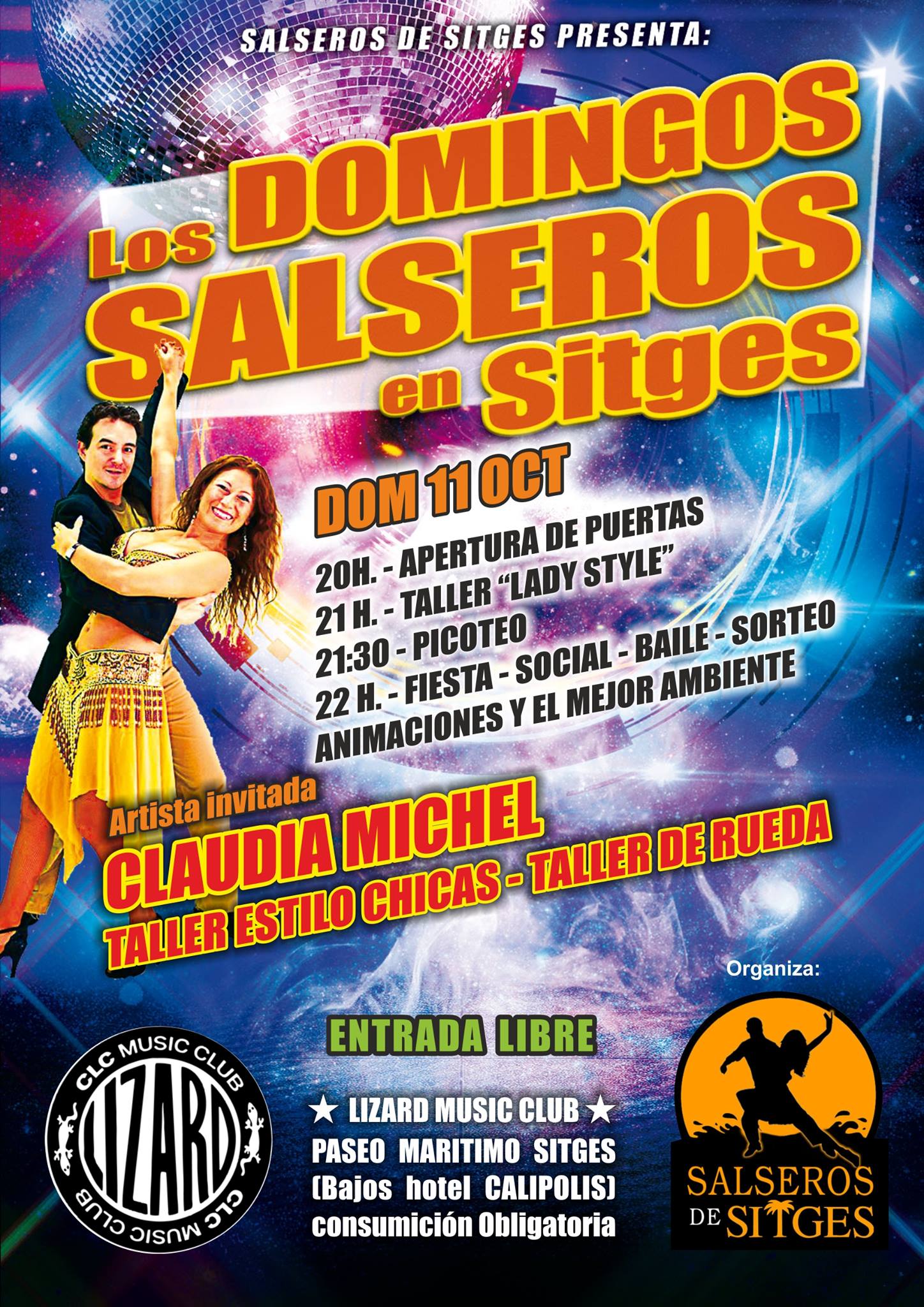 Los Domingos Salseros en Sitges con Claudia Michel