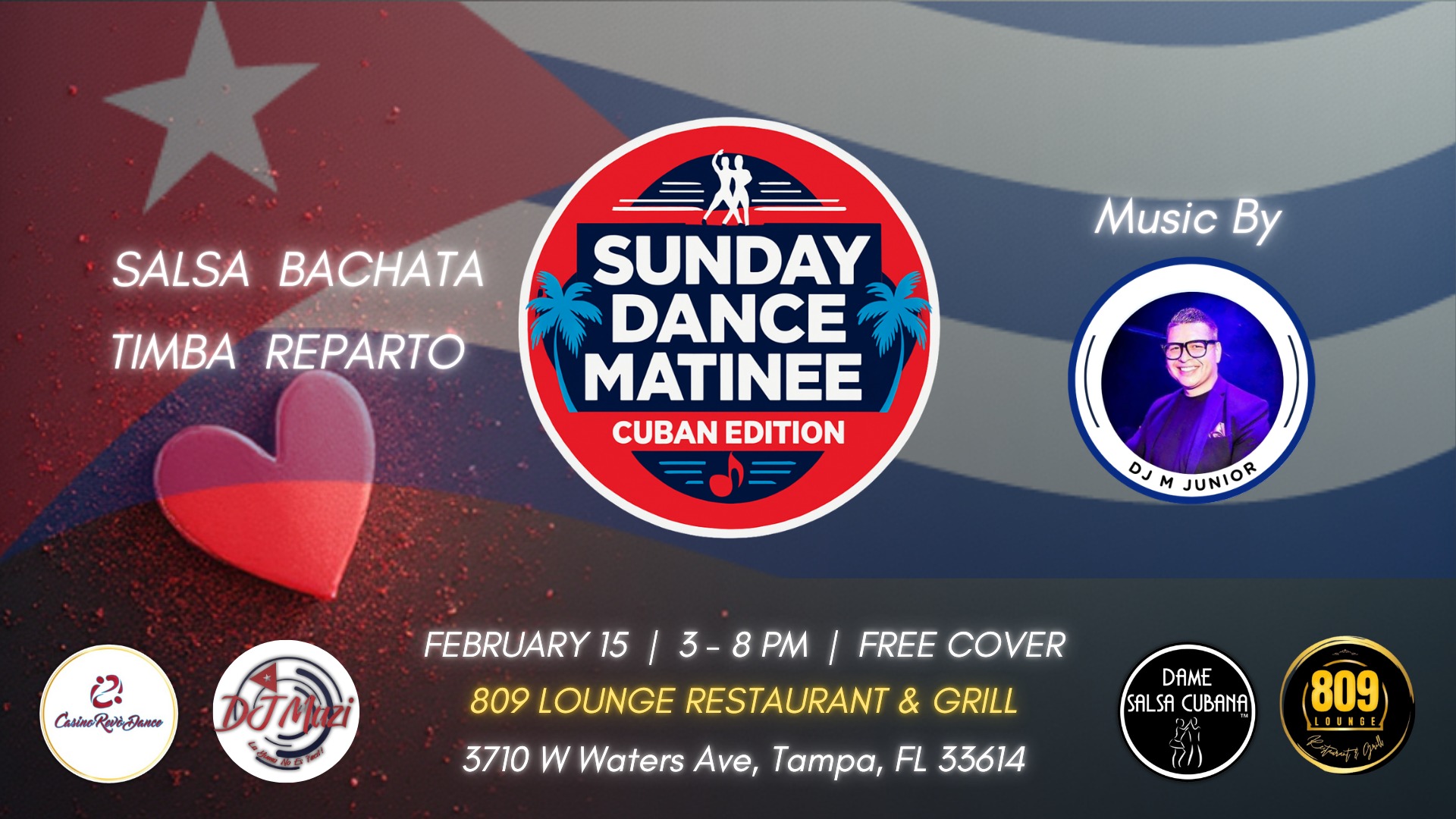 Sunday Dance Matinee Cuban Edition - Feb