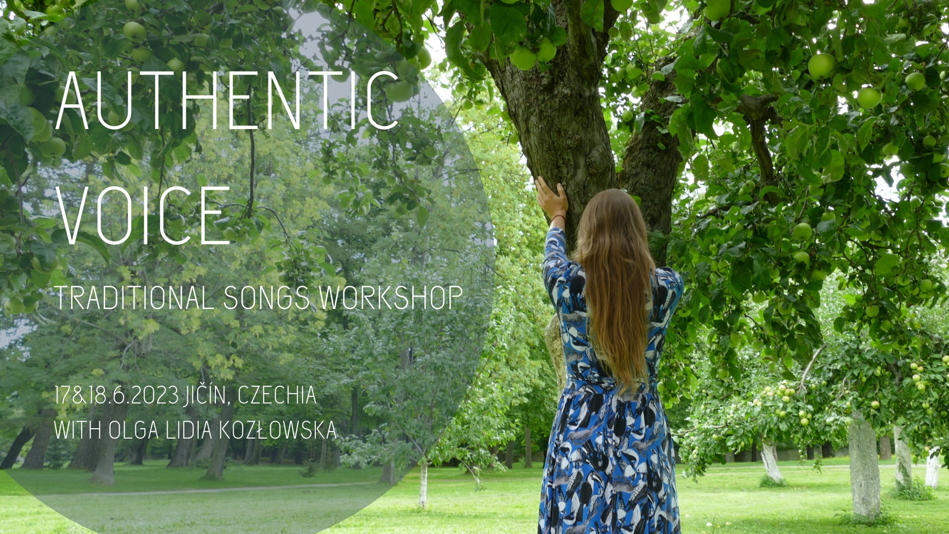 Authentic Voice & traditional songs workshop in Jičín CZ