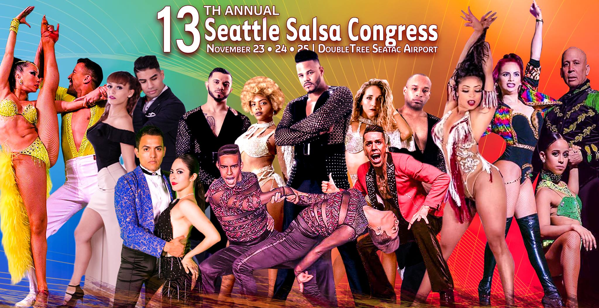 13th Annual Seattle Salsa Congress • November 23 25, 2018