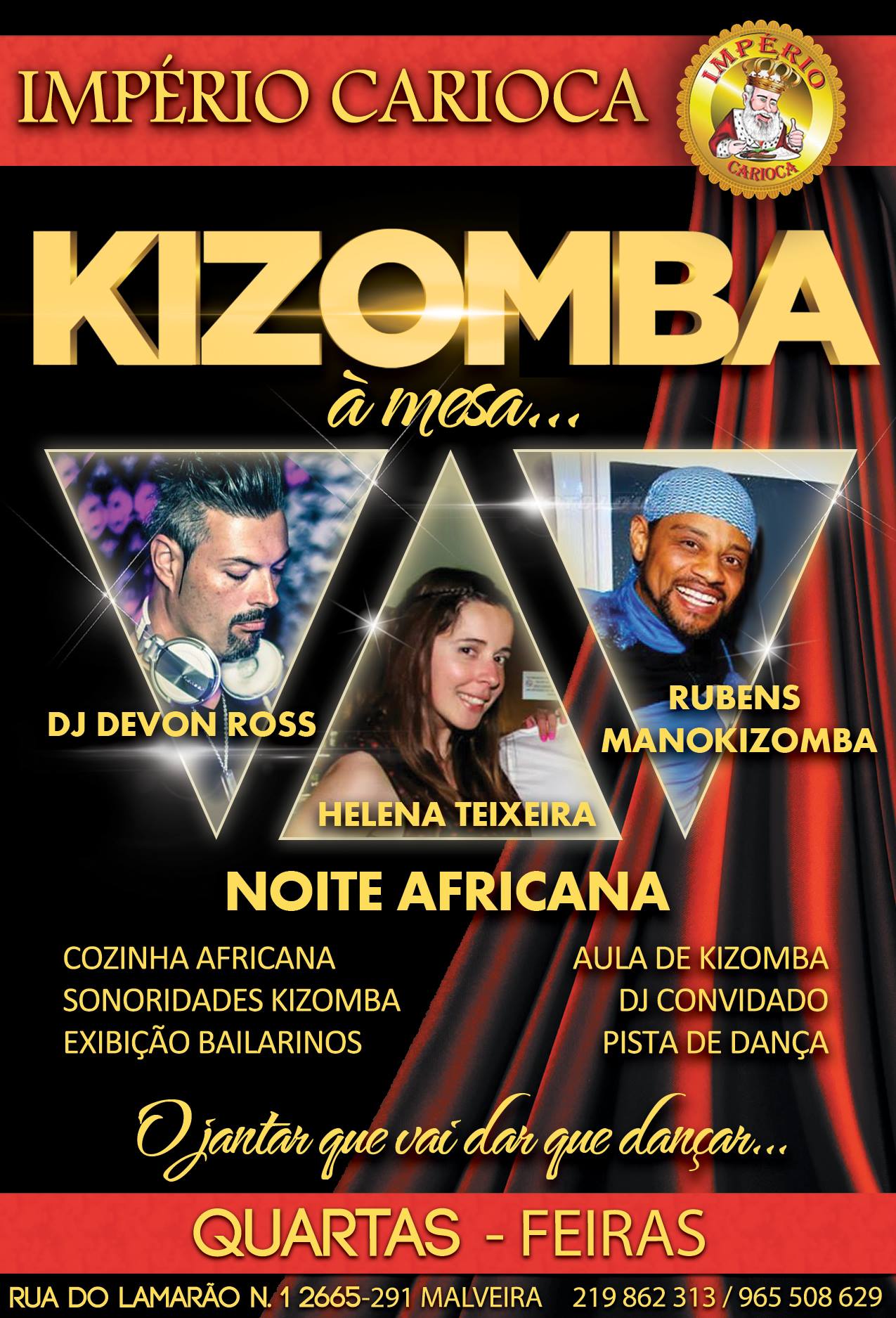 Kizomba à mesa