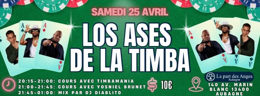 NOCHE LOS ASES DE LA TIMBA 25 AVRIL