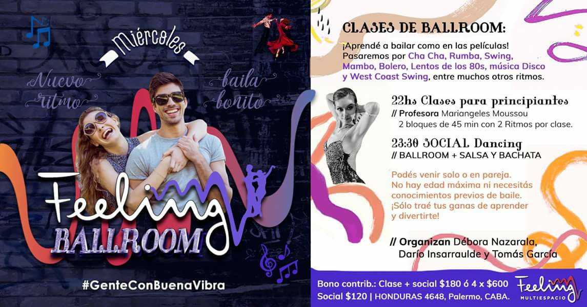 Feeling Ballroom - Miércoles 15 11