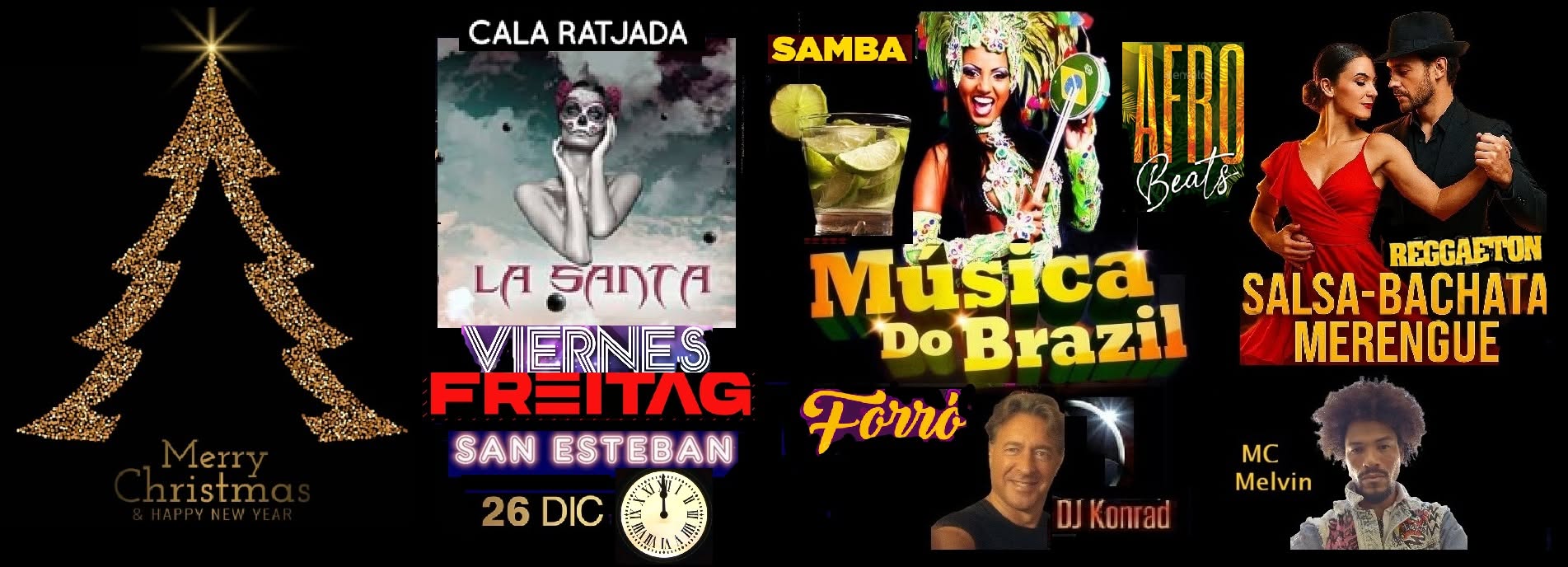 PARTY BRASIL Y LATINA (noche San Esteban 26-D)