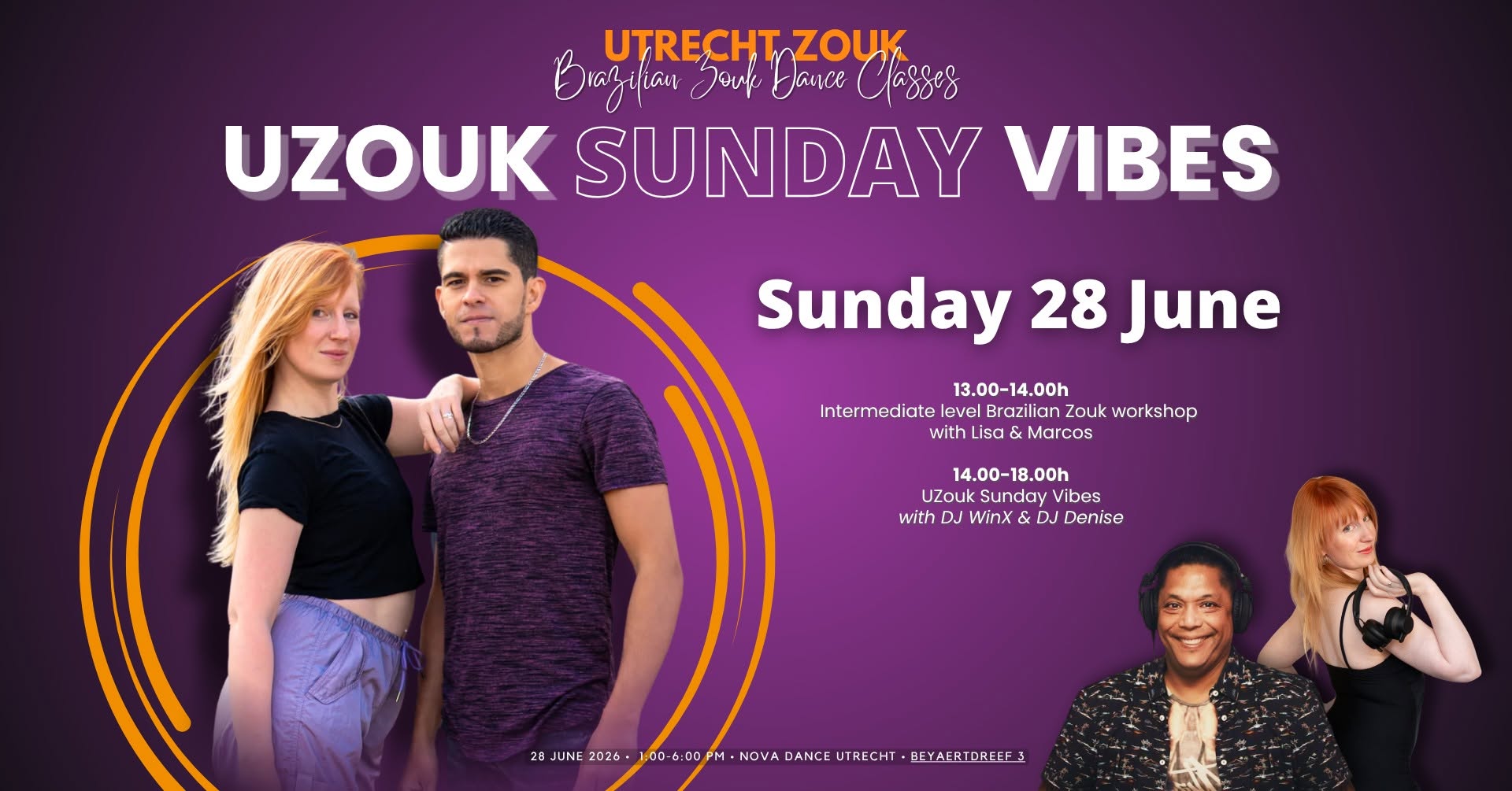 UZouk Sunday Vibes - With Lisa & Marcos