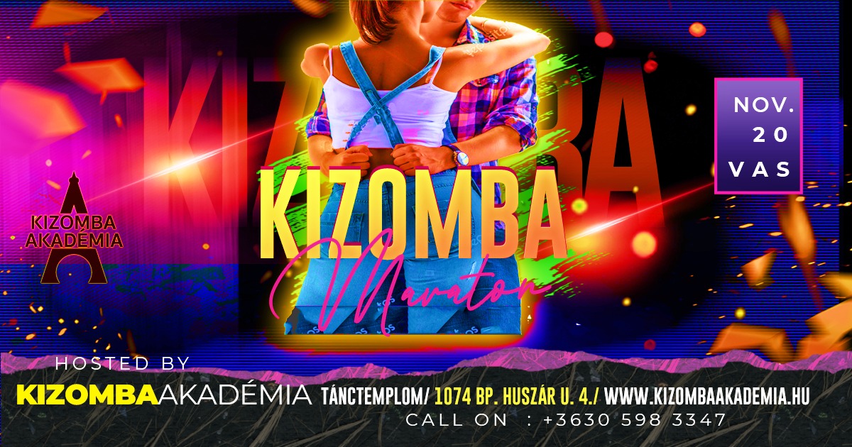 Kizomba Maraton Kezdőknek - Intenzív Vasárnapi Kizomba Kurzus