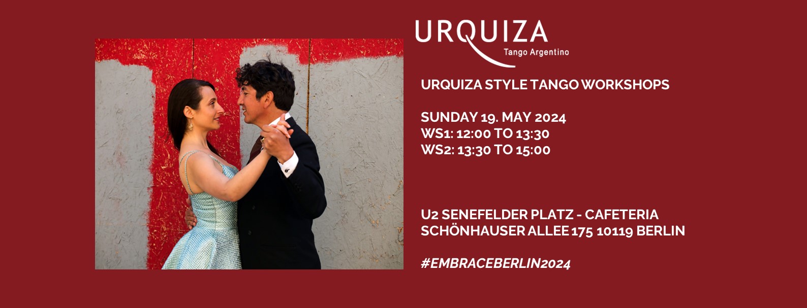 Embrace - Urquiza Style Tango Workshop