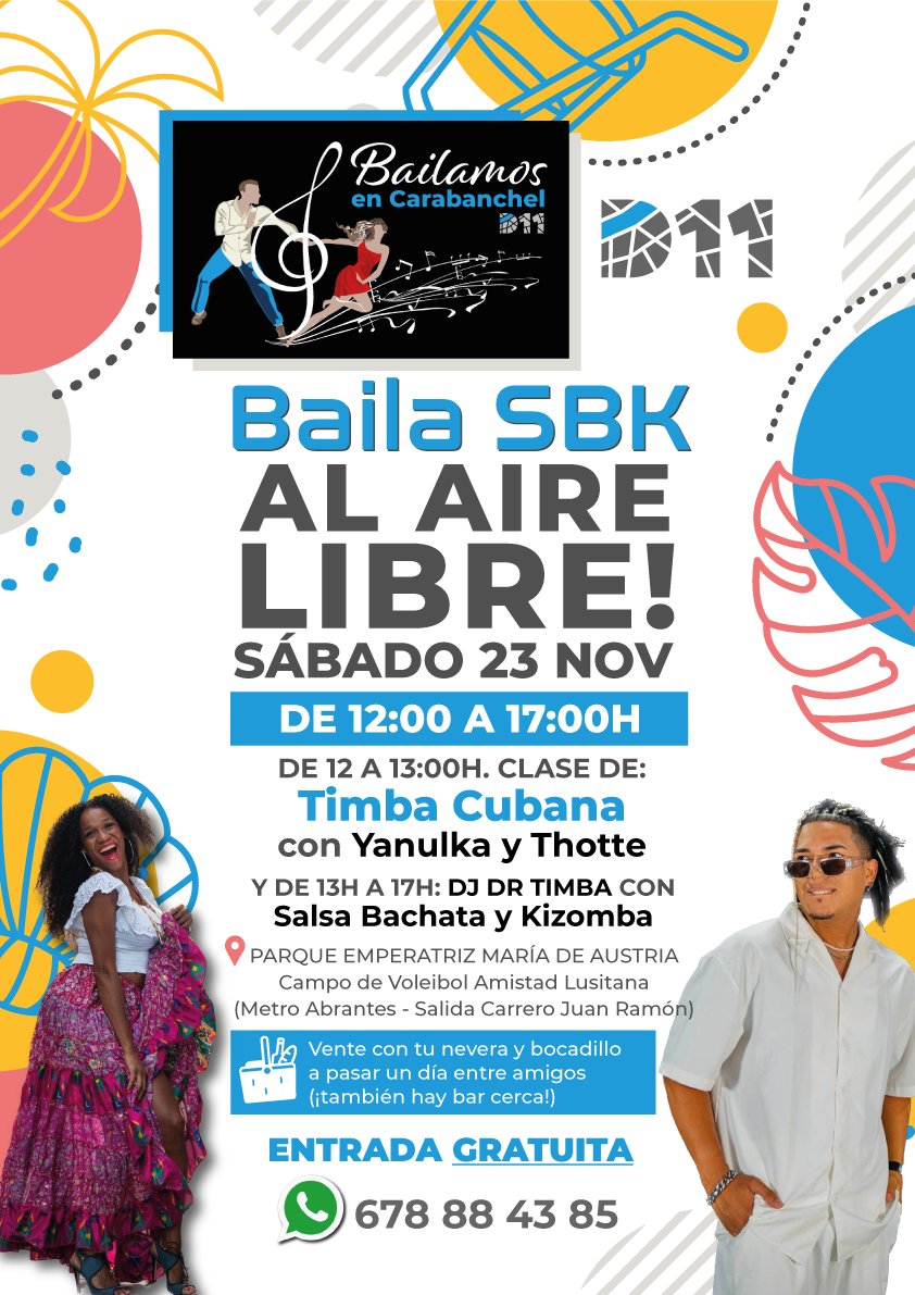 Bailamos en Carabanchel - SBK al aire libre