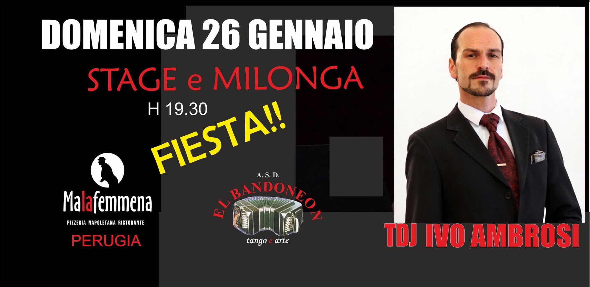Fiesta con stage e Milonga del Bandoneon