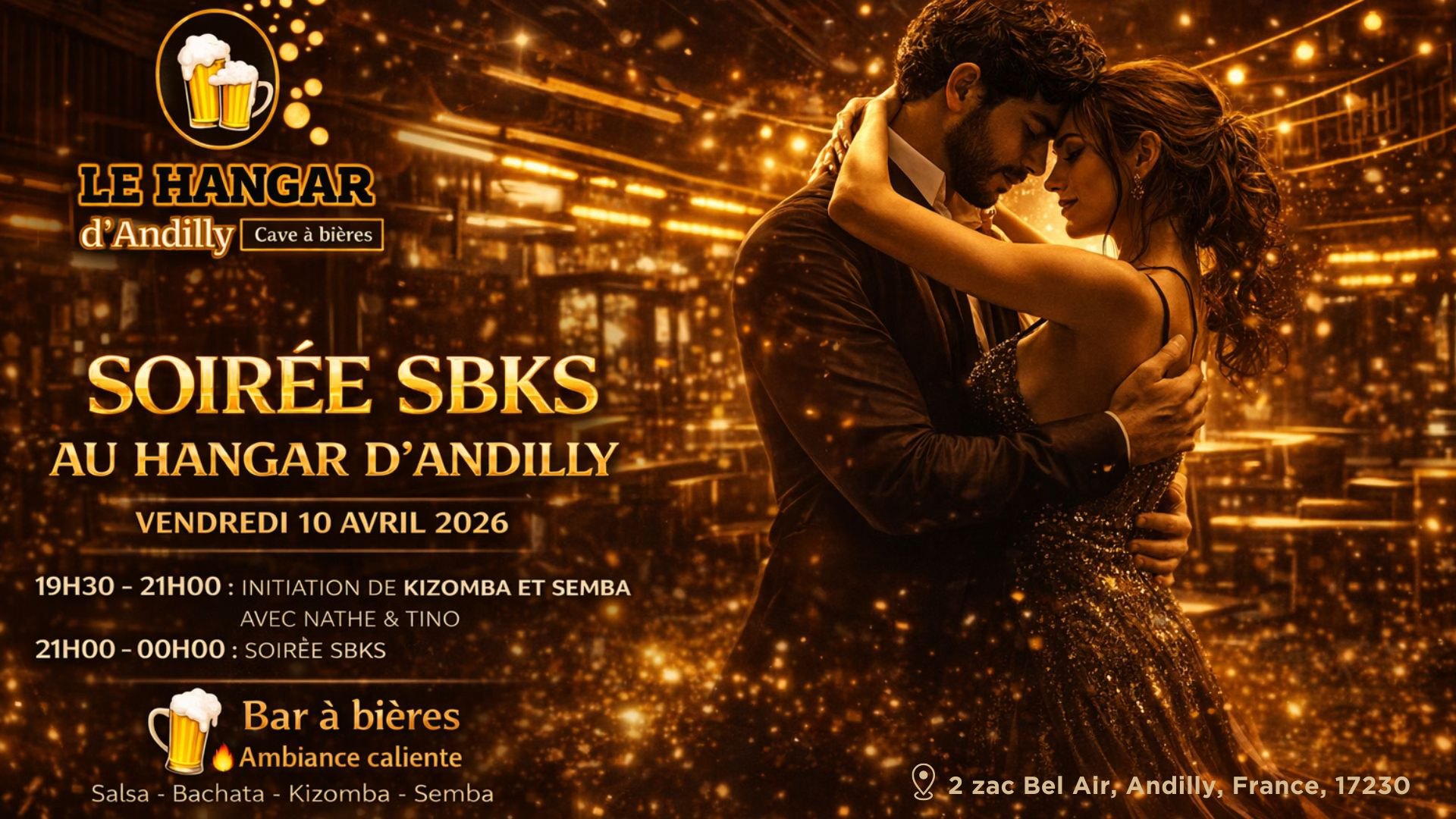 SOIRÉE SBKS HANGAR D'ANDILLY