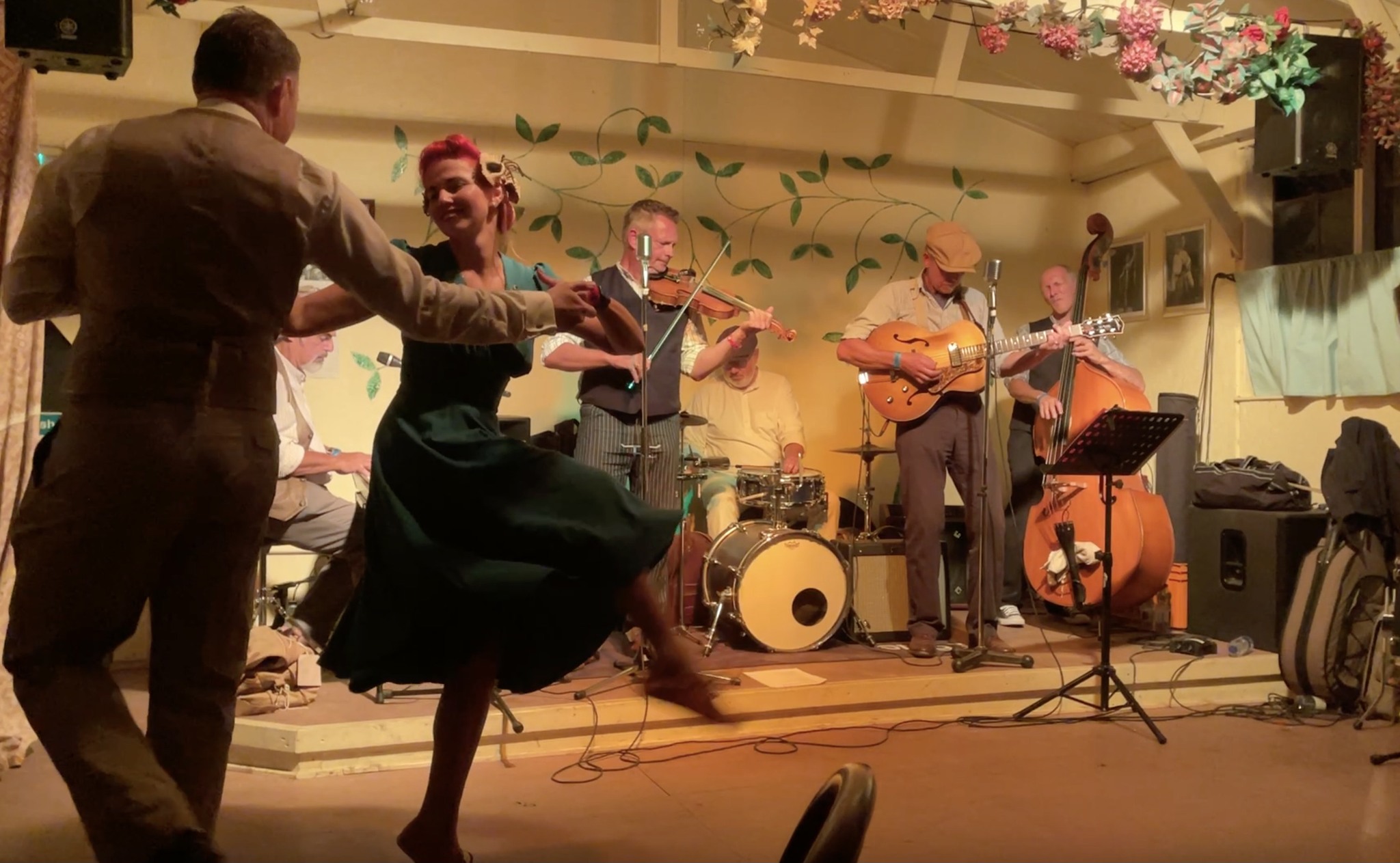 Dancing in the Orangery, Garden Bar, Cheltenham.