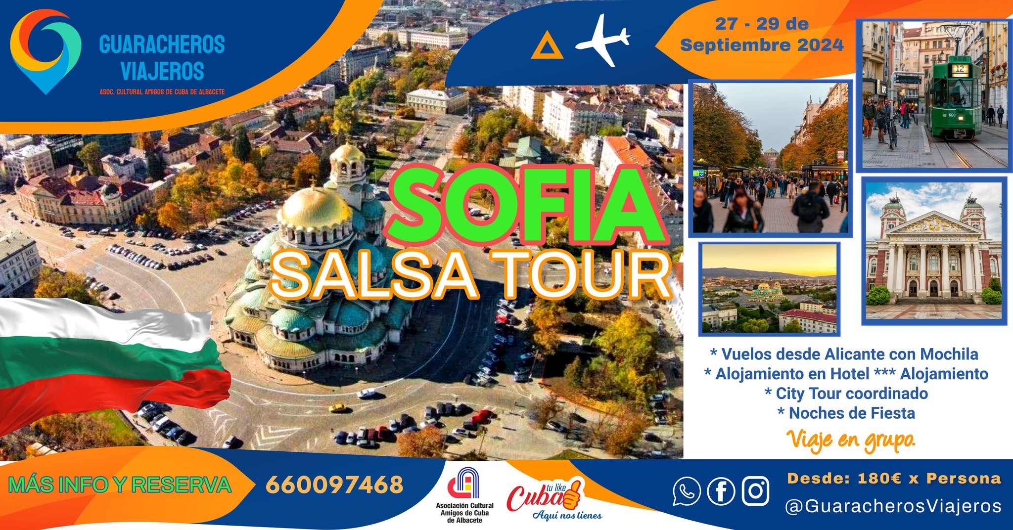 Viaje a "Sofia Salsa Tour" by Guaracheros Viajeros