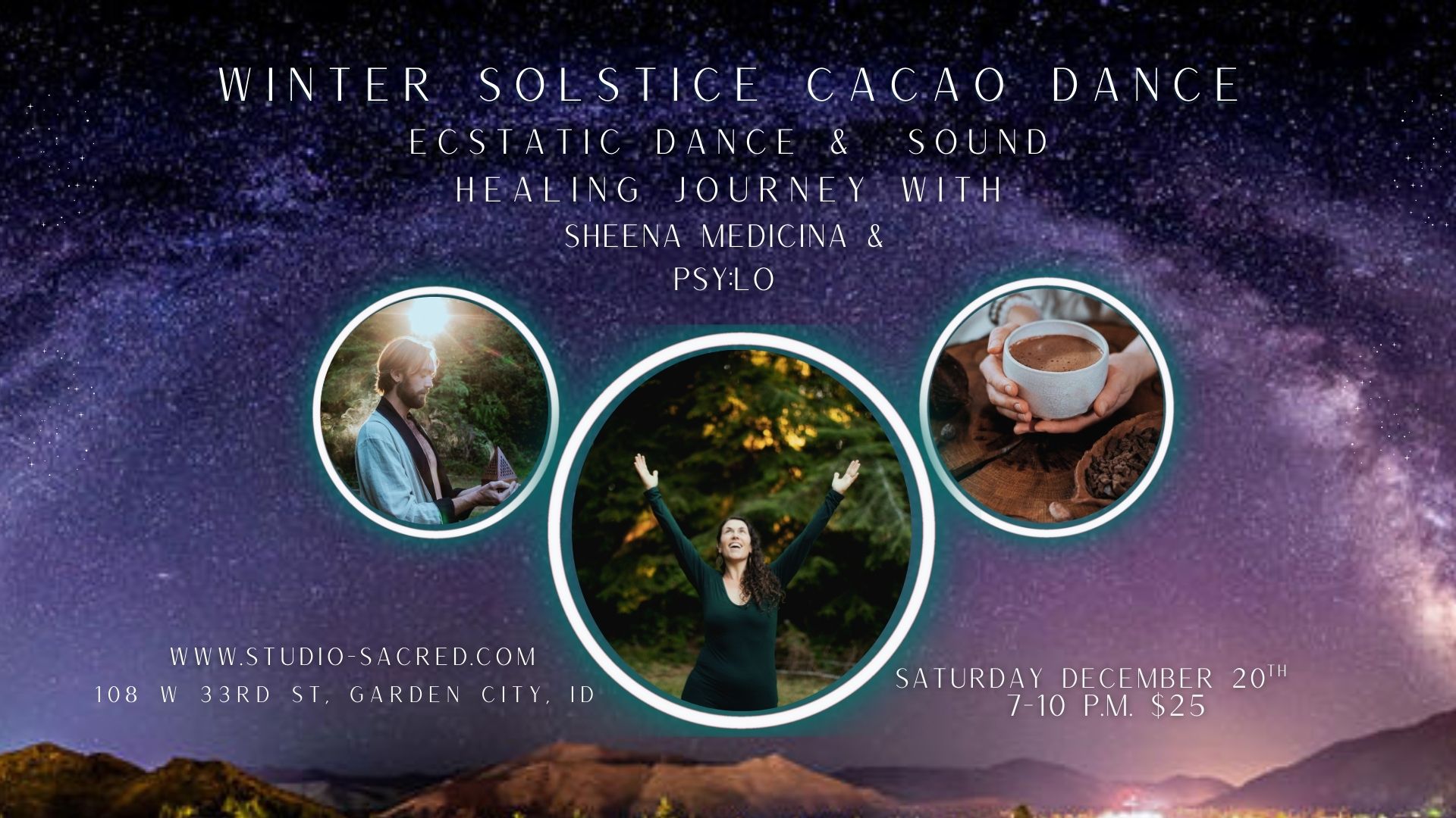 Winter Solstice Cacao Dance & Sound Healing Journey