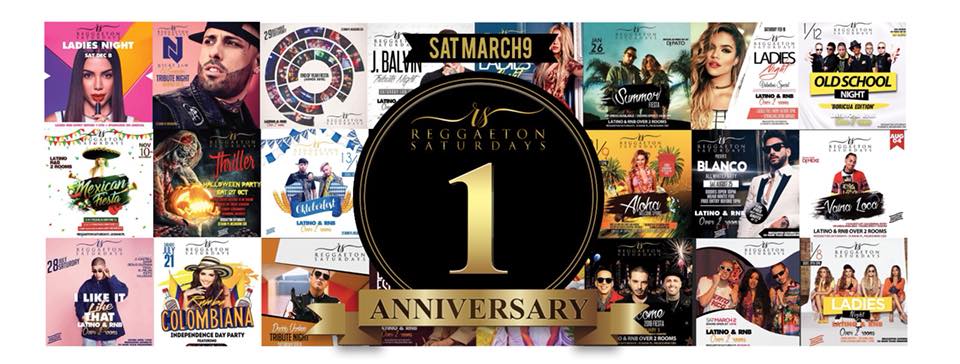 Reggaeton Saturdays - 1 Year Anniversary - 9.03.19