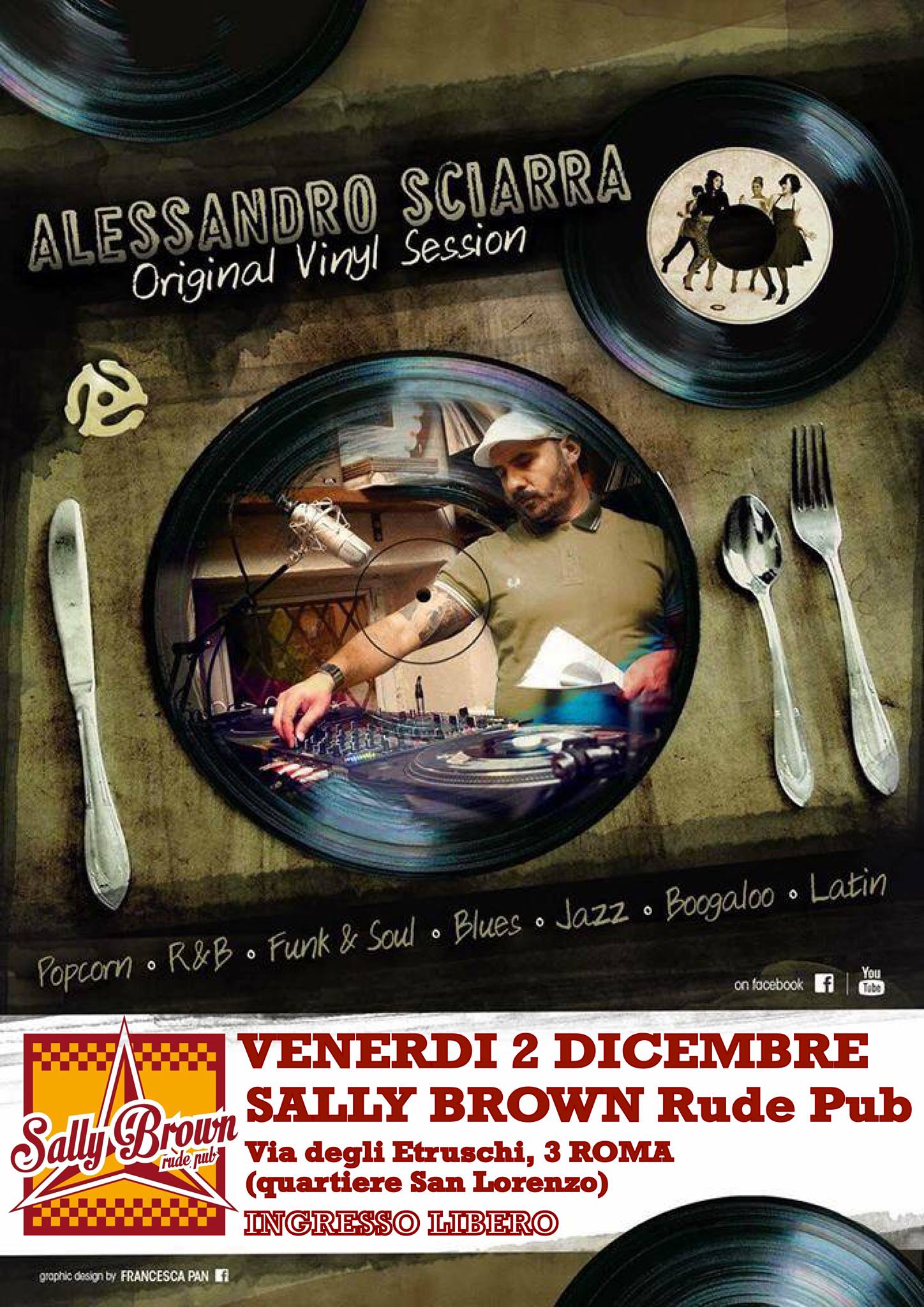 Vinil popcorn, beat, & RnB night - Dj Alessandro Sciarra
