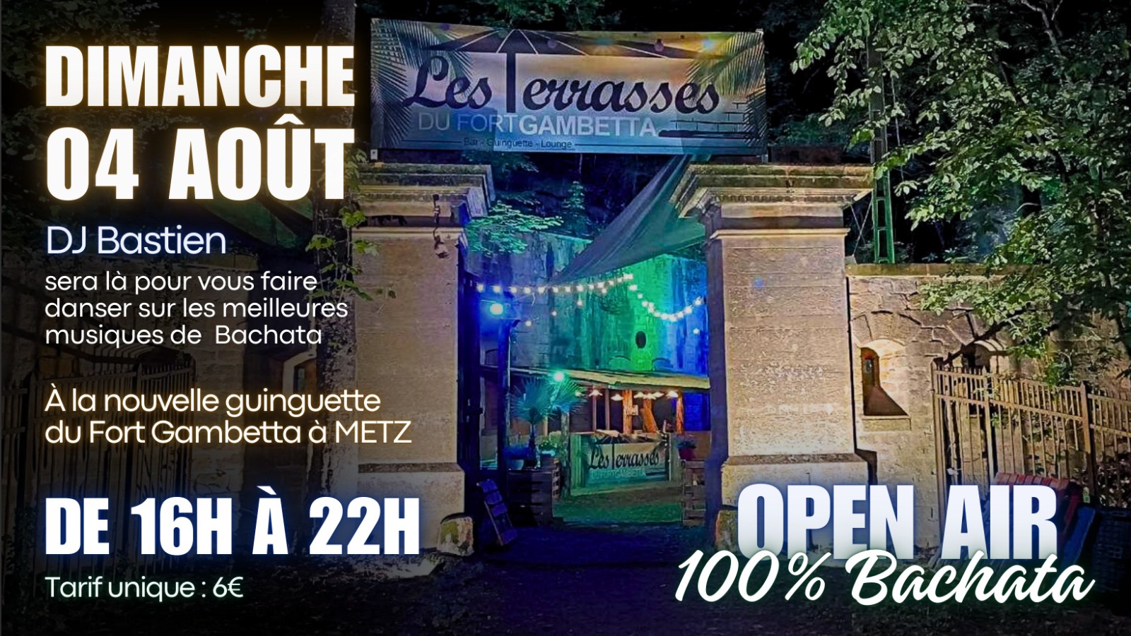 100% Bachata au Fort Gambetta