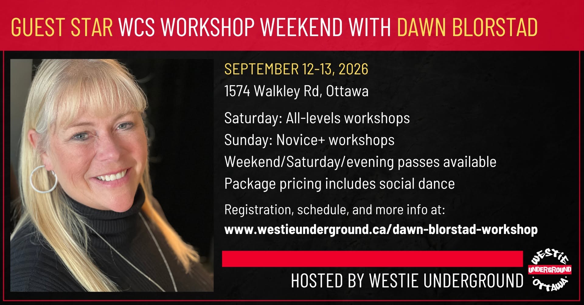 Guest Star WCS Workshop Weekend Featuring Dawn Blorstad