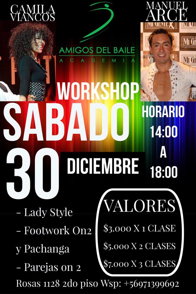 Workshop Lady Style, Pachanga y On2 Parejas