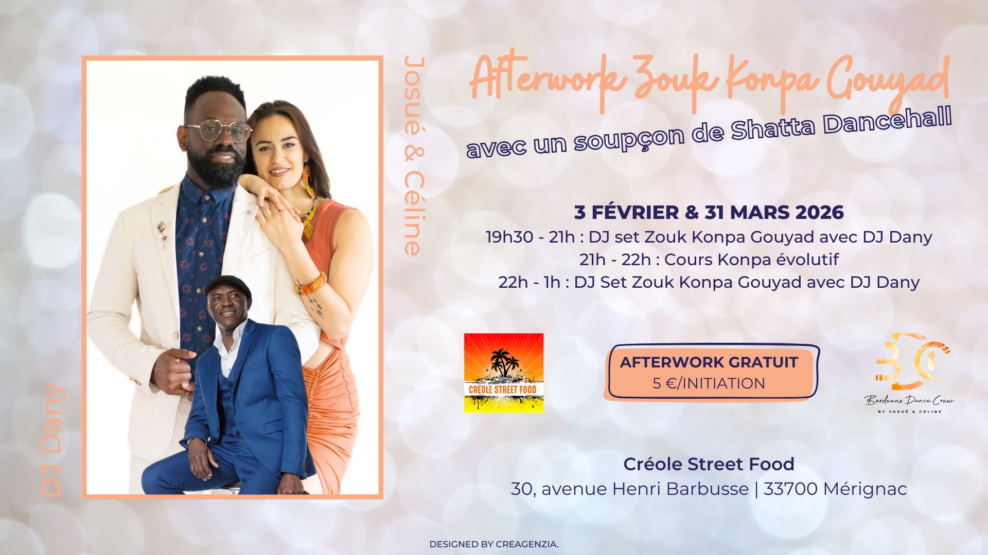 Afterwork Konpa, Zouk, Gouyad avec soupçon de Shatta