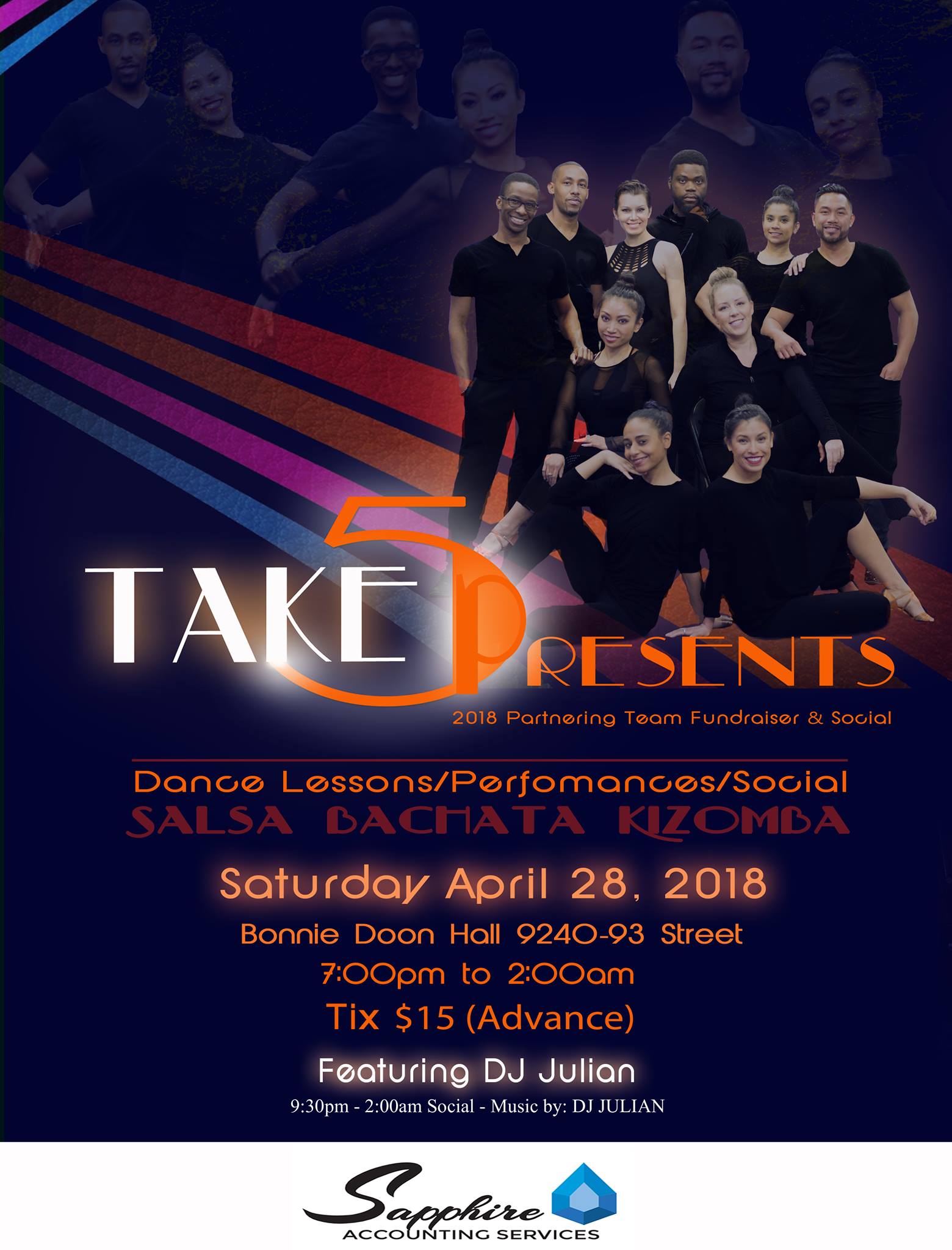 Take 5 - 2018 Salsa Team Fundraiser & SBK Social