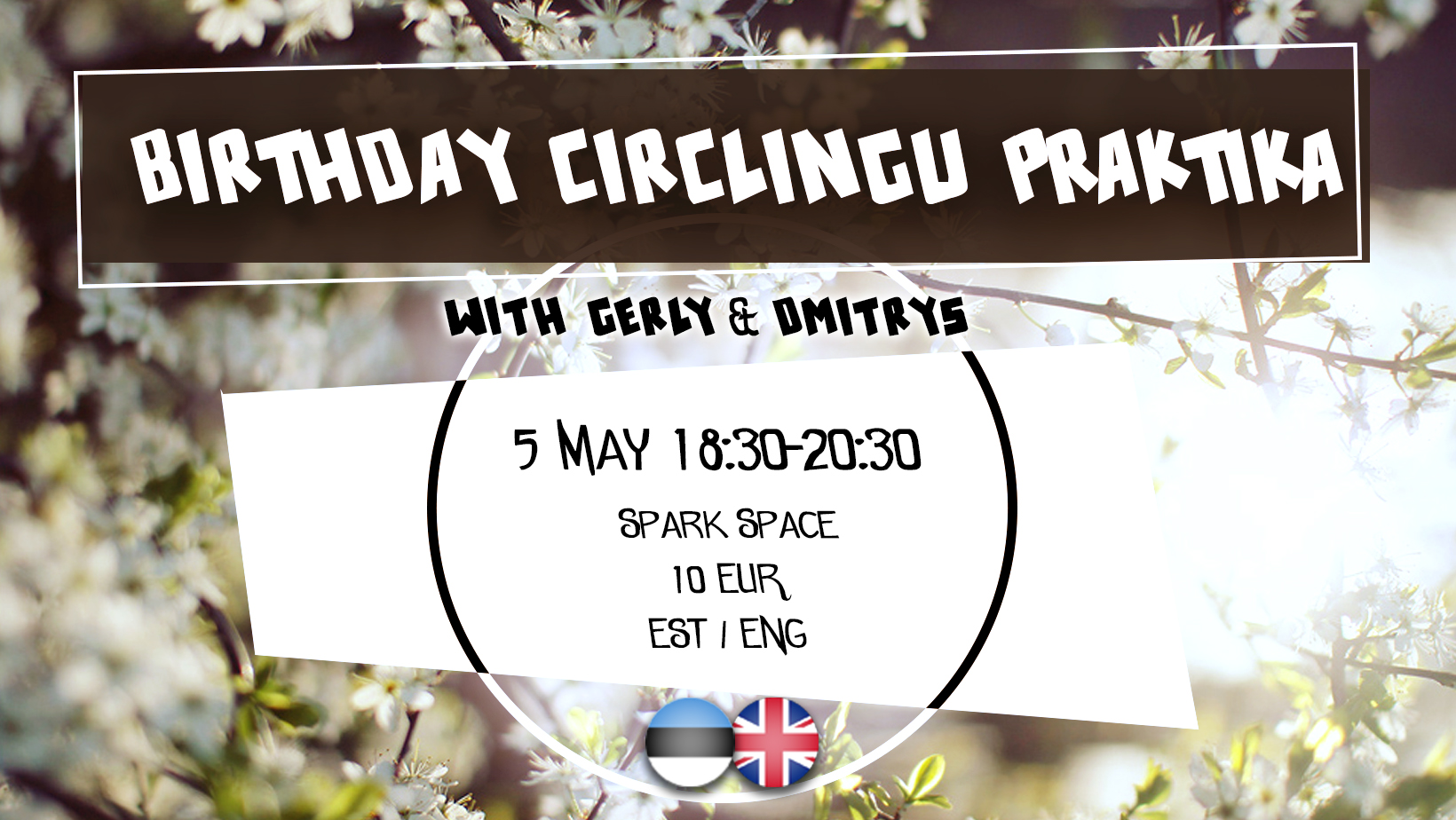 GRUPP TÄIS! WE ARE FULL! Birthday circlingu praktika (ENG and EST)