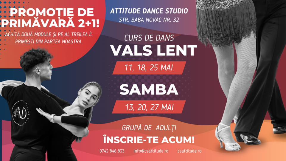 Dance With Attitude - Curs de Inițiere Adulți
