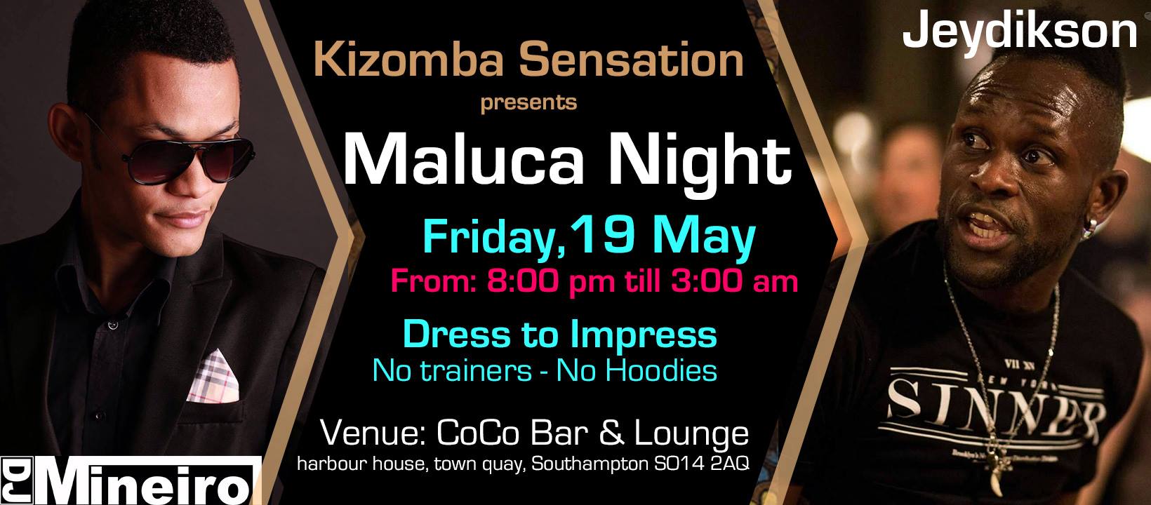 Kizomba Sensation's Maluca Night with Jeydikson and DJMineiro