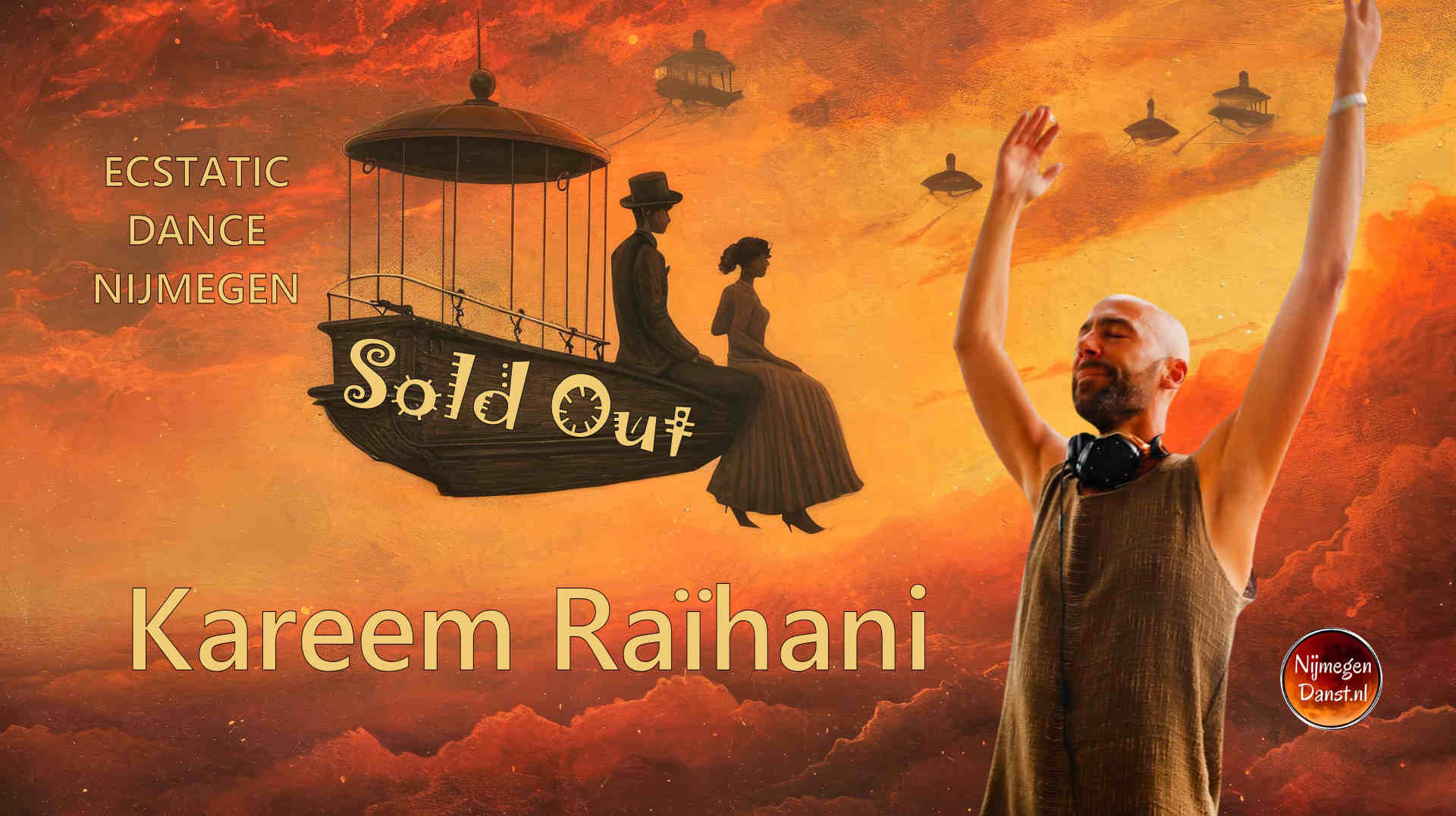 Ecstatic Dance Nijmegen │ DJ KAREEM RAÏHANI │ 15-03 Sold Out!