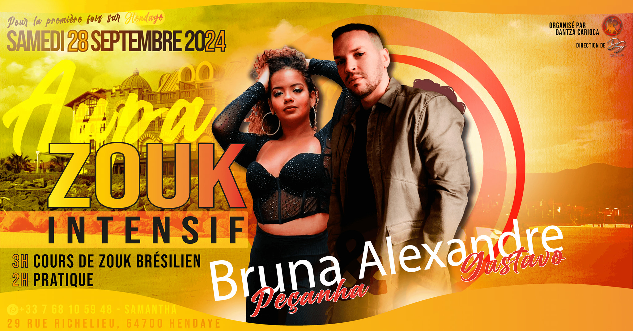AUPA ZOUK BRÉSILIEN avec BRUNA et ALEXANDRE