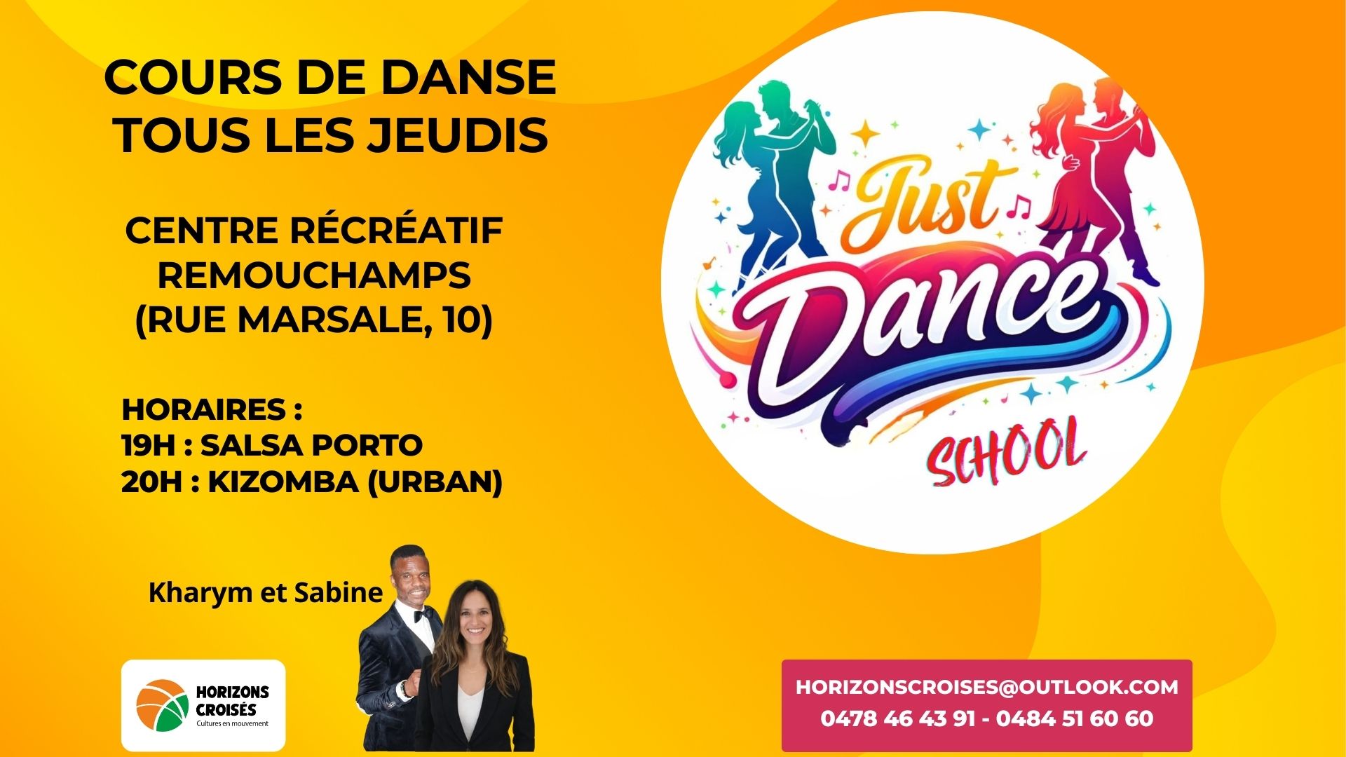 Cycle de cours débutants - salsa & kizomba