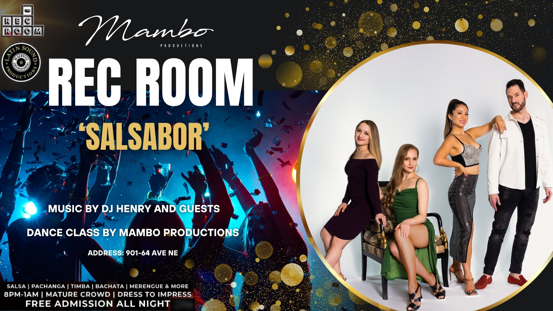 SALSABOR Free Dance Class
