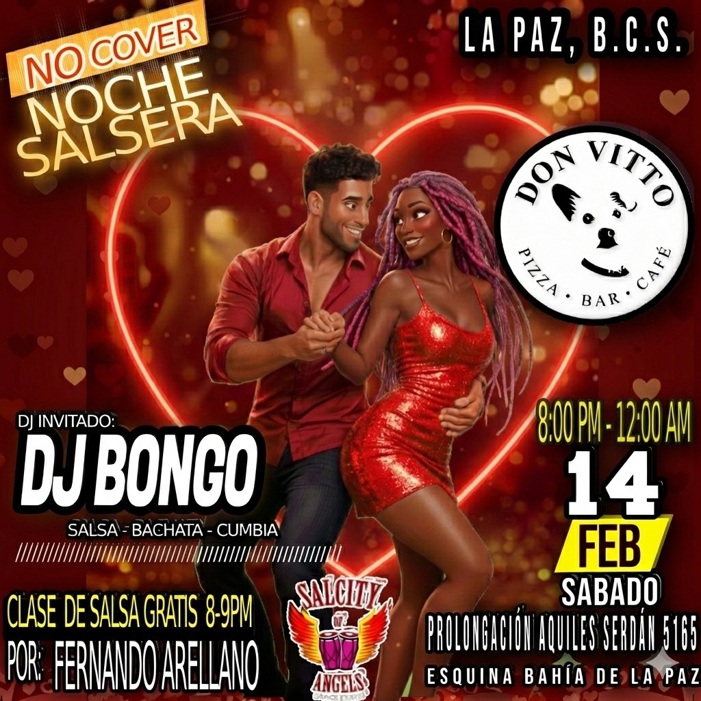 ❤️ NOCHE SALSERA ESPECIAL DÍA DEL AMOR ❤️
