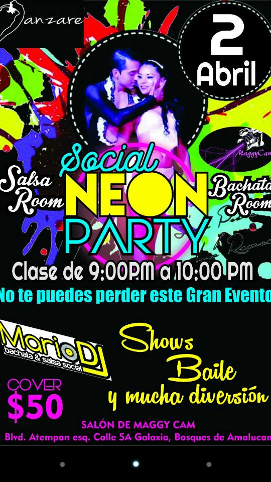 Salsa Social Neon Party