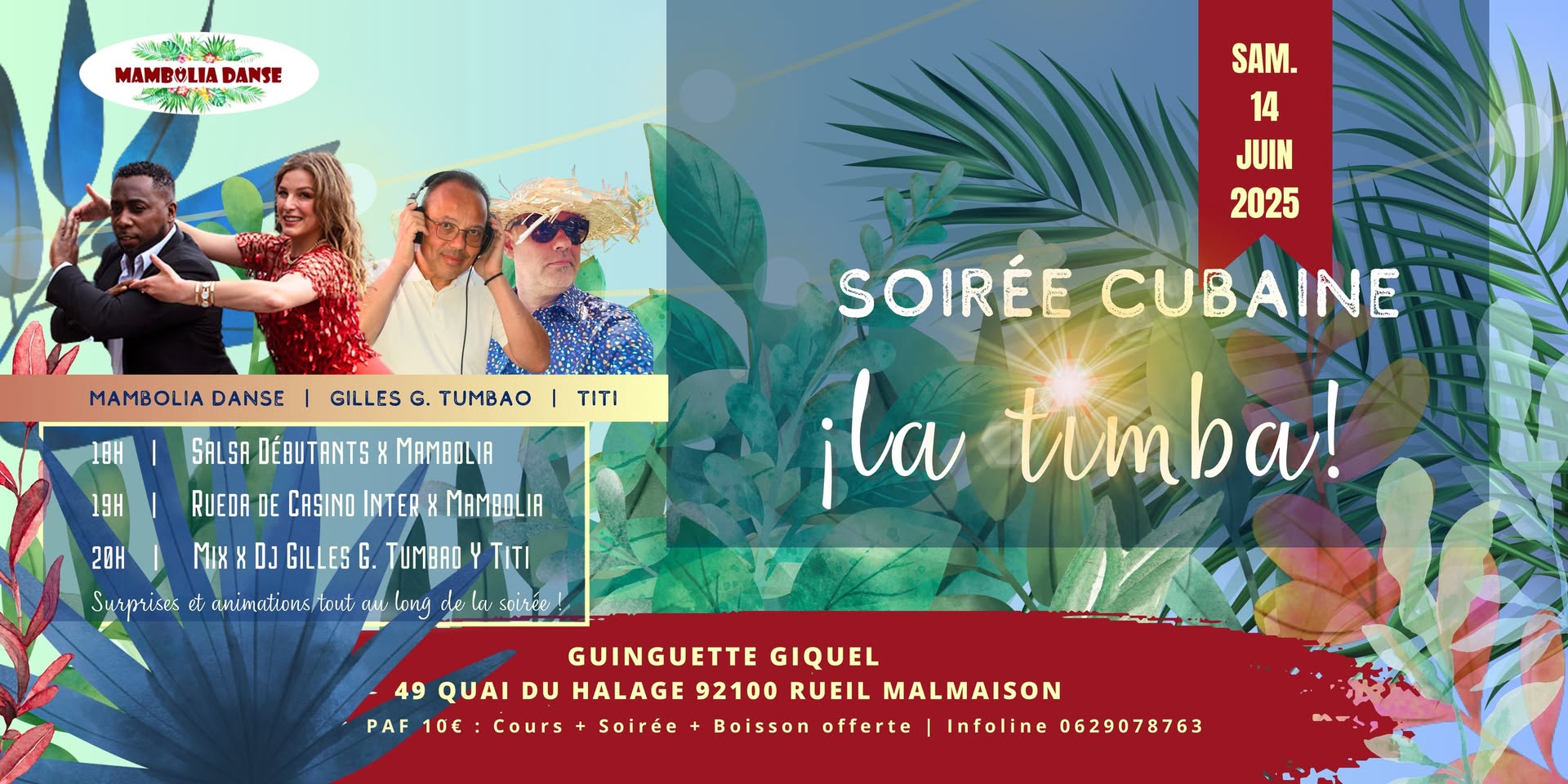 SOIRÉE CUBAINE ¡ LA TIMBA ! ✨