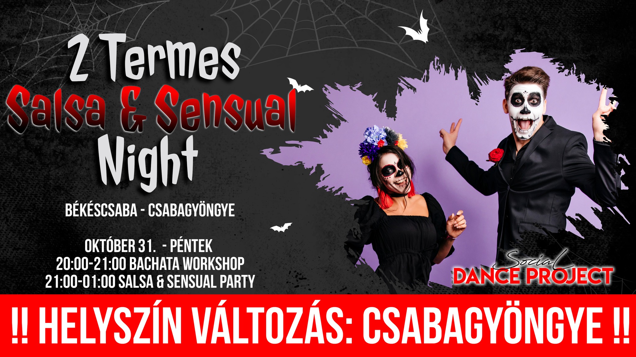 Halloweeni 2 Termes Salsa & Sensual Party - Békéscsaba