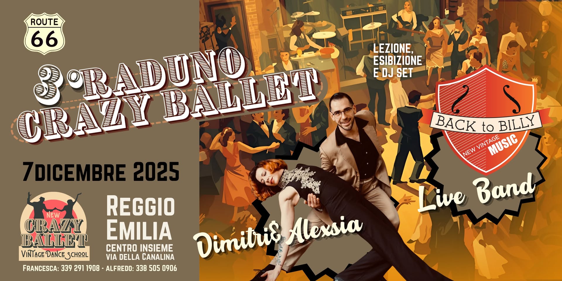 3° Raduno Crazy Ballet con i Back to Billy e Dimitri & Alexsia